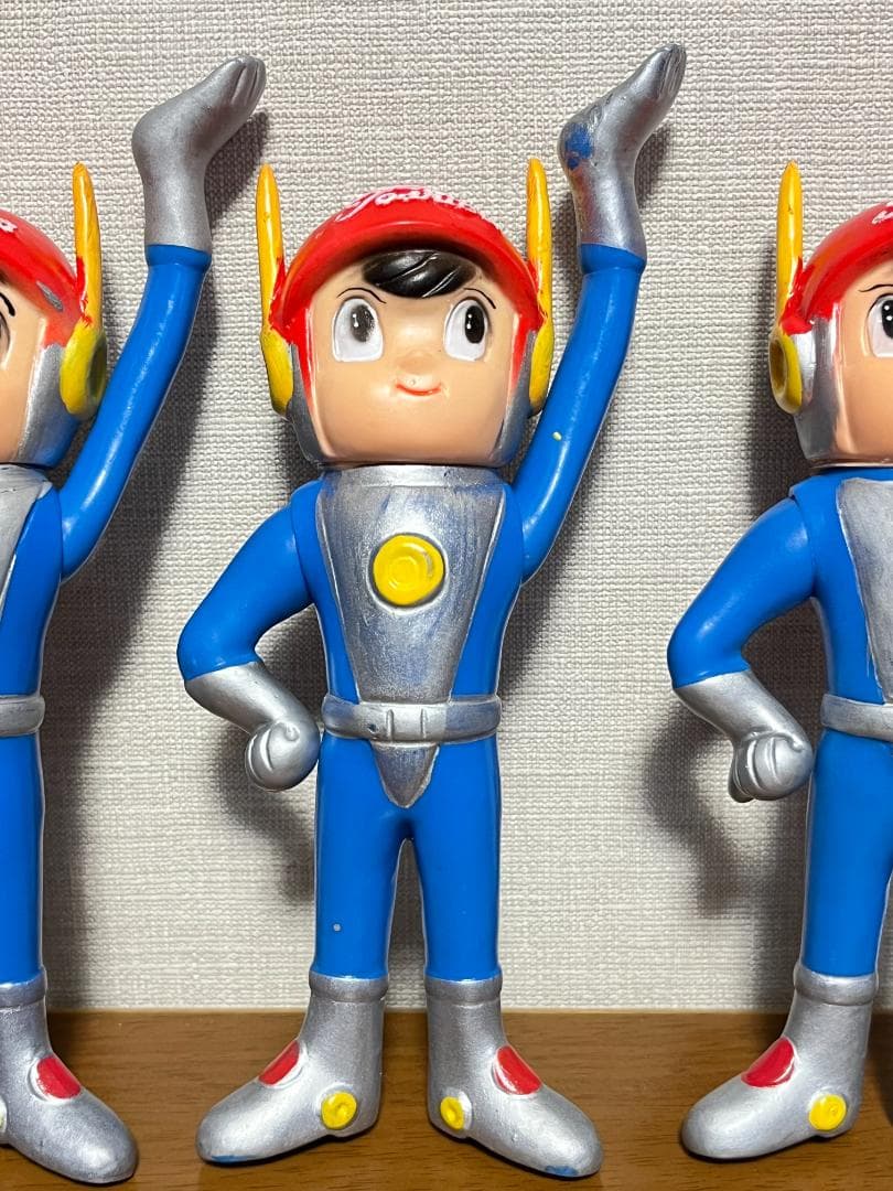 東芝 光速エスパー ソフビ ３体セット　当時物 昭和 レトロ 企業物