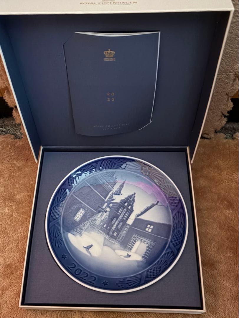 ロイヤルコペンハーゲン 2022年 イヤープレート