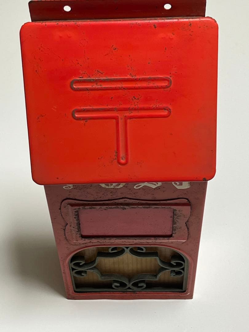 ビンテージ 赤い 郵便ポスト