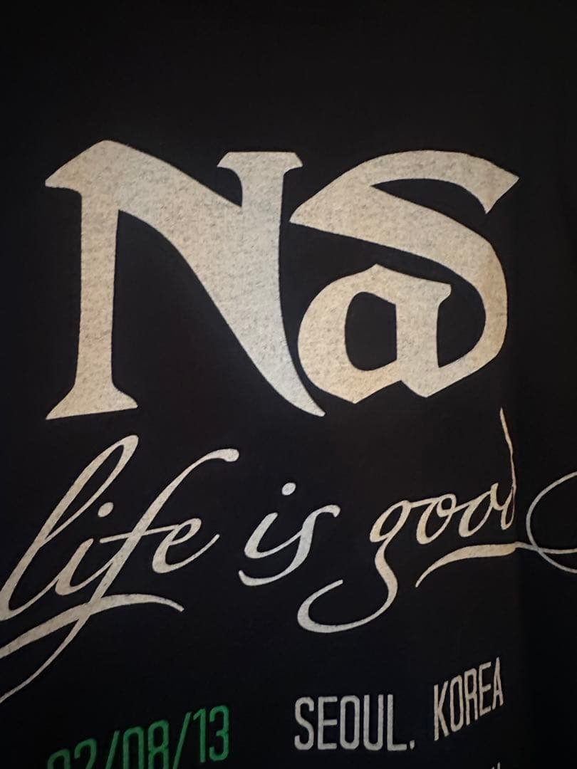NS（Nas）2013年ツアーTシャツ Lサイズ