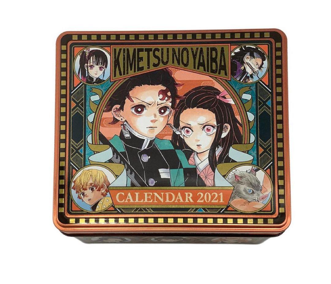 鬼滅の刃 コミックカレンダー 2021 特製缶入り 日めくりカレンダー