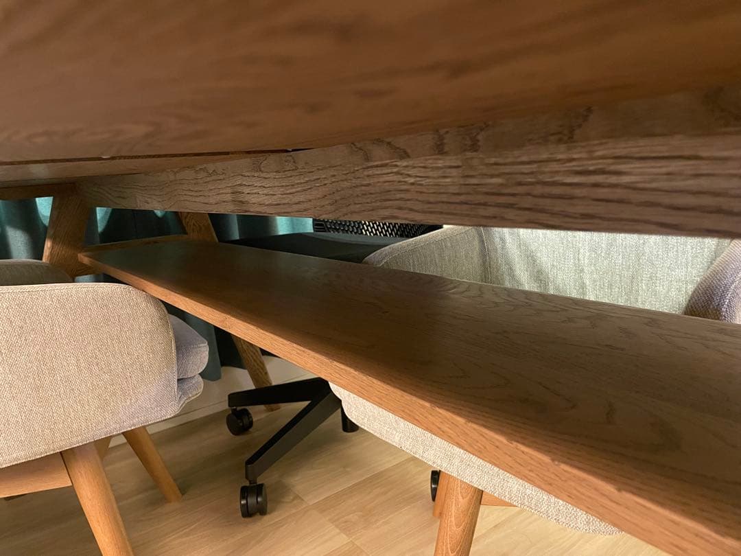 ADDAY(アディ)　ダイニングテーブル W1800 ※分解してお届け