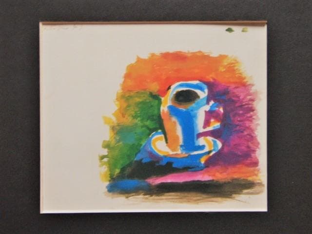 PABLO PICASSO、パブロ・ピカソ【TASSE】、超希少画・海外レゾネ