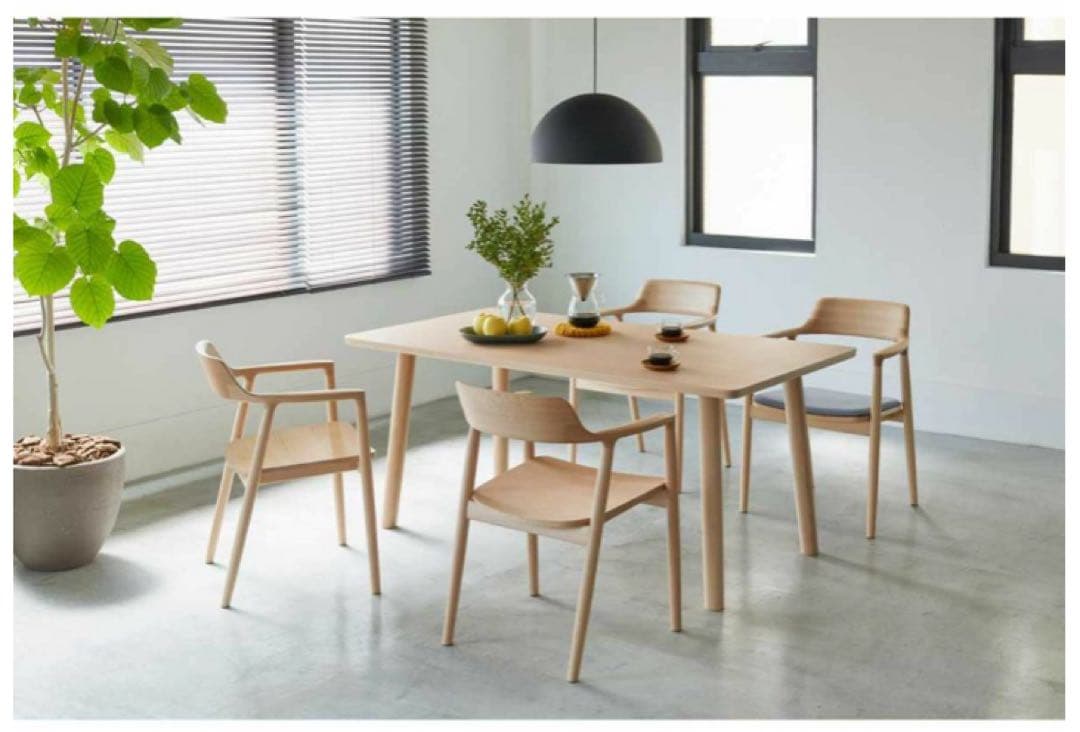 [最終価格]マルニ HIROSHIMA ダイニングテーブル160 深澤直人ビーチ