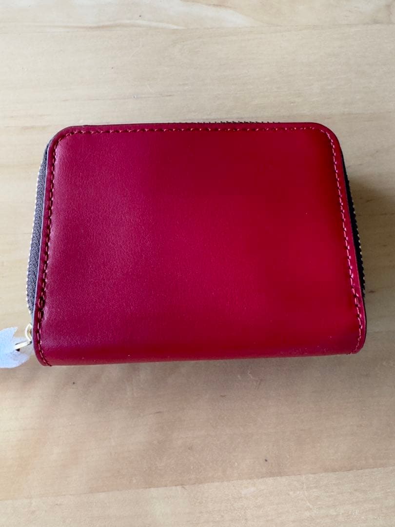 【新品！】COACH / コーチ 財布 ブラウン×レッド： 7331 IMRVQ