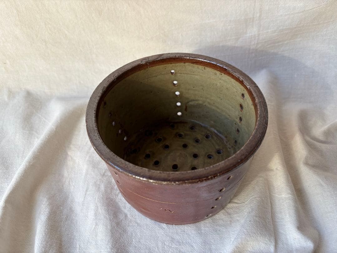 フランスアンティーク　フェセル　水切りポット