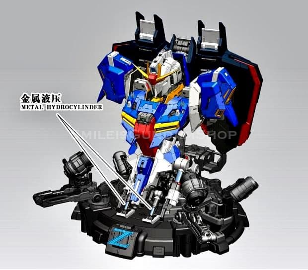 1/35 ゼータガンダム バスト 未開封 LED/金属パーツ付