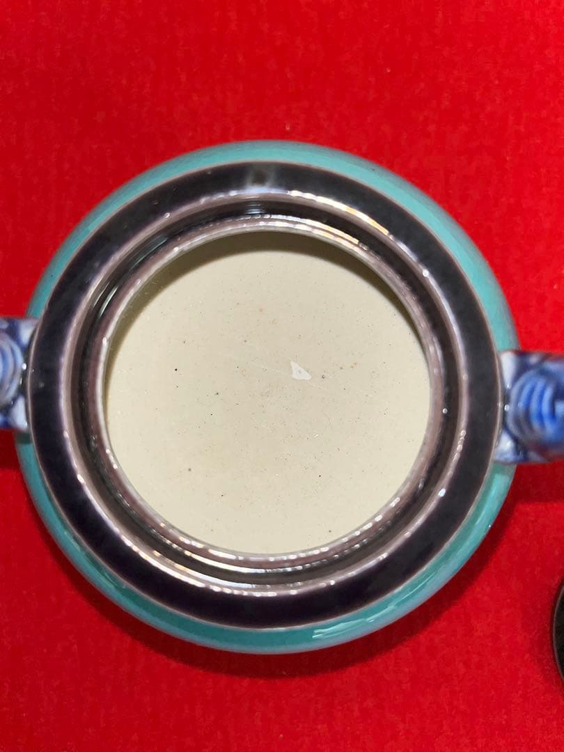 【特価】人間国宝 三代 徳田八十吉(正彦銘) 彩釉 香炉 管理T276