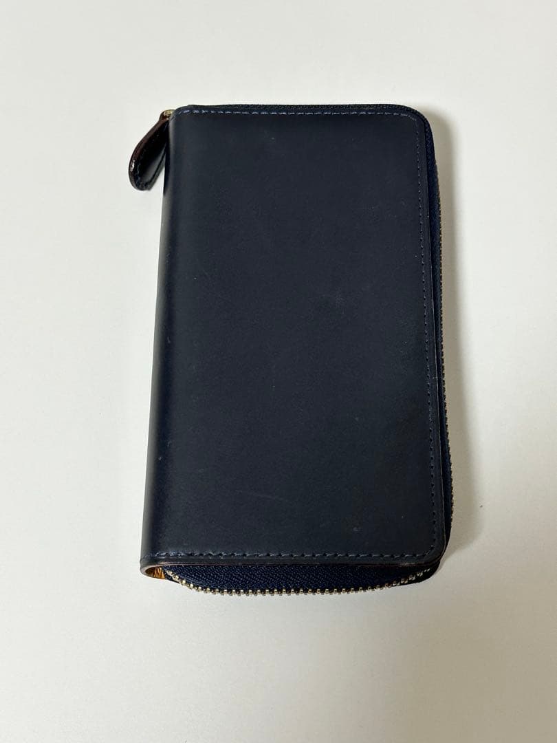 ガンゾ　シンブライドル　ファスナー付き4本差しペンケース