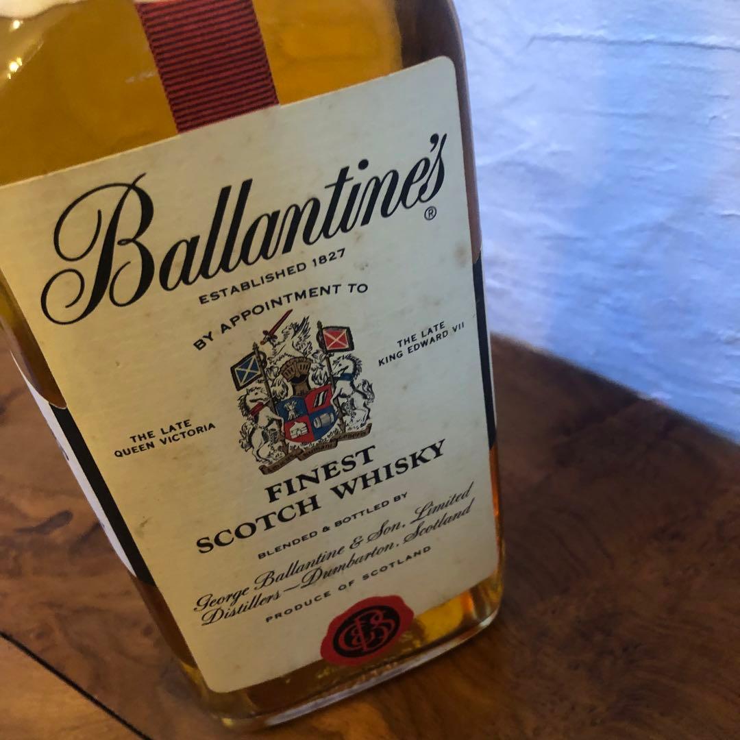 バランタイン フィネスト 赤青紋章 ウイスキースコッチ 760ml 未開封