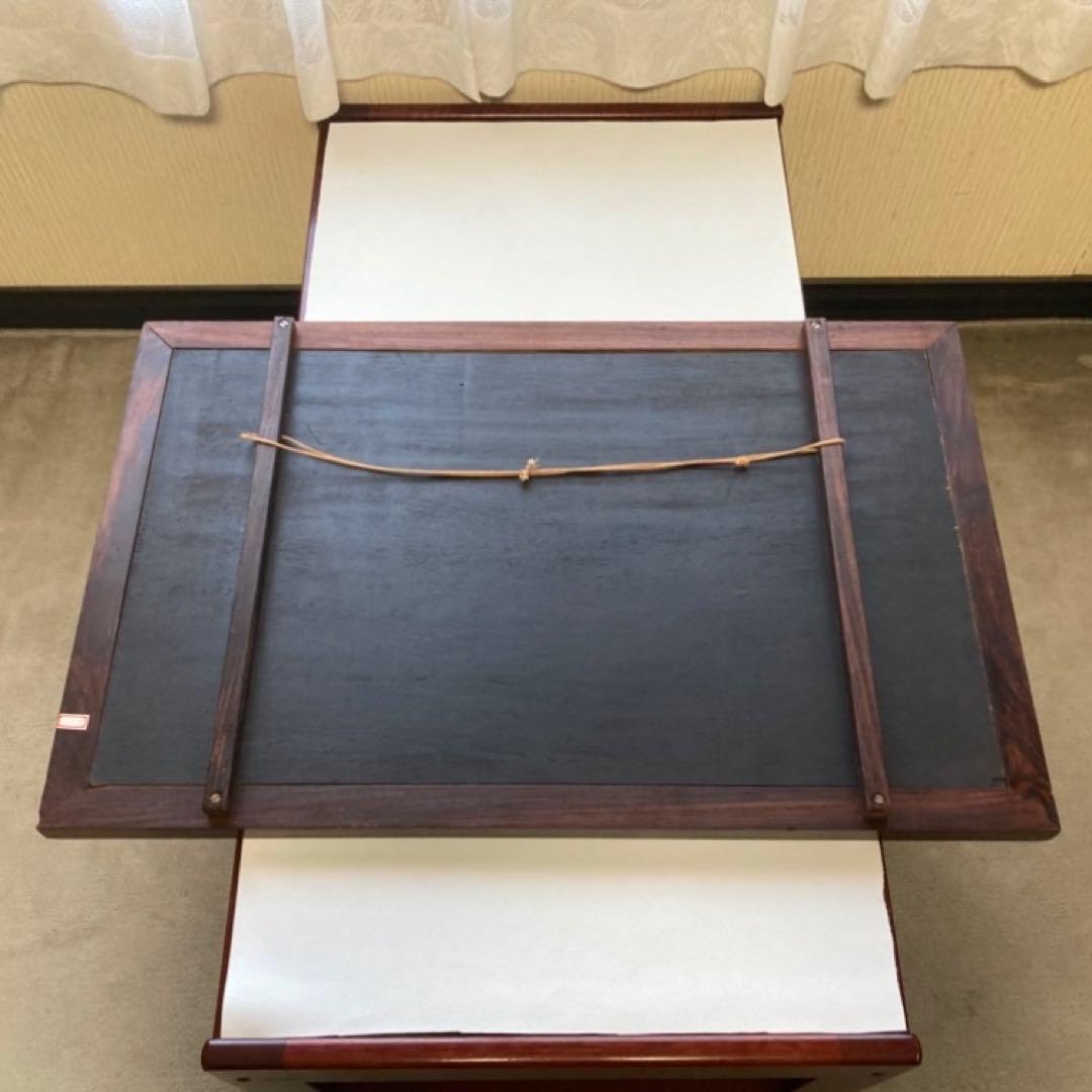 木製 壁掛け 象嵌細工 寄木 彫刻 工芸品 大型 パネル 芸術 アート レトロ