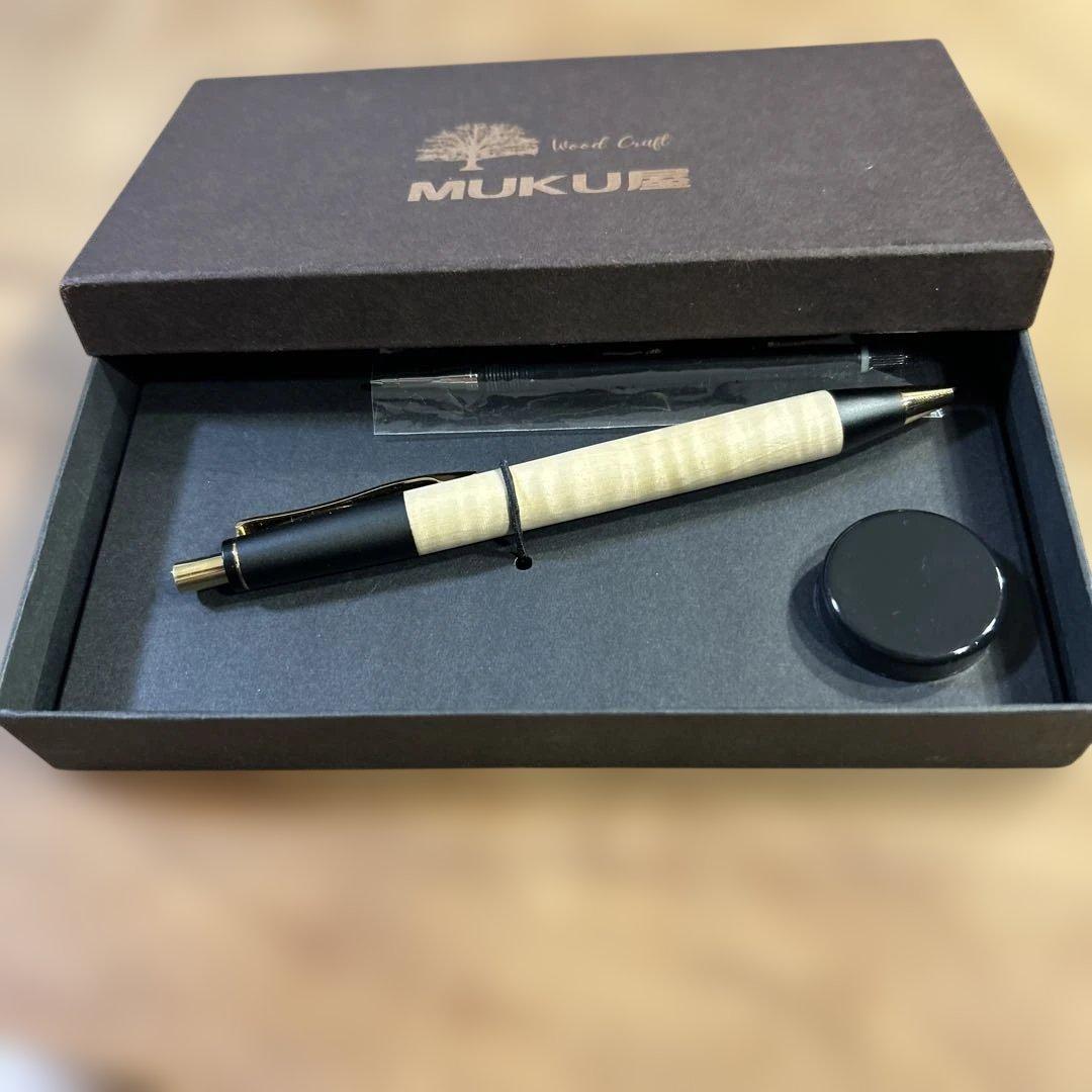 MUKU 木製シャープペン、ボールペン　検索用野原工芸工房楔ボナンペン