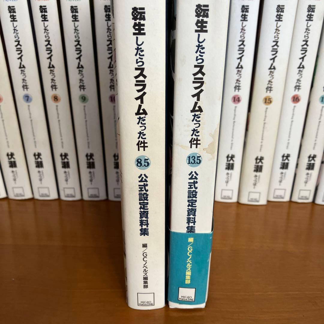 転生したらスライムだった件　小説　24巻セット