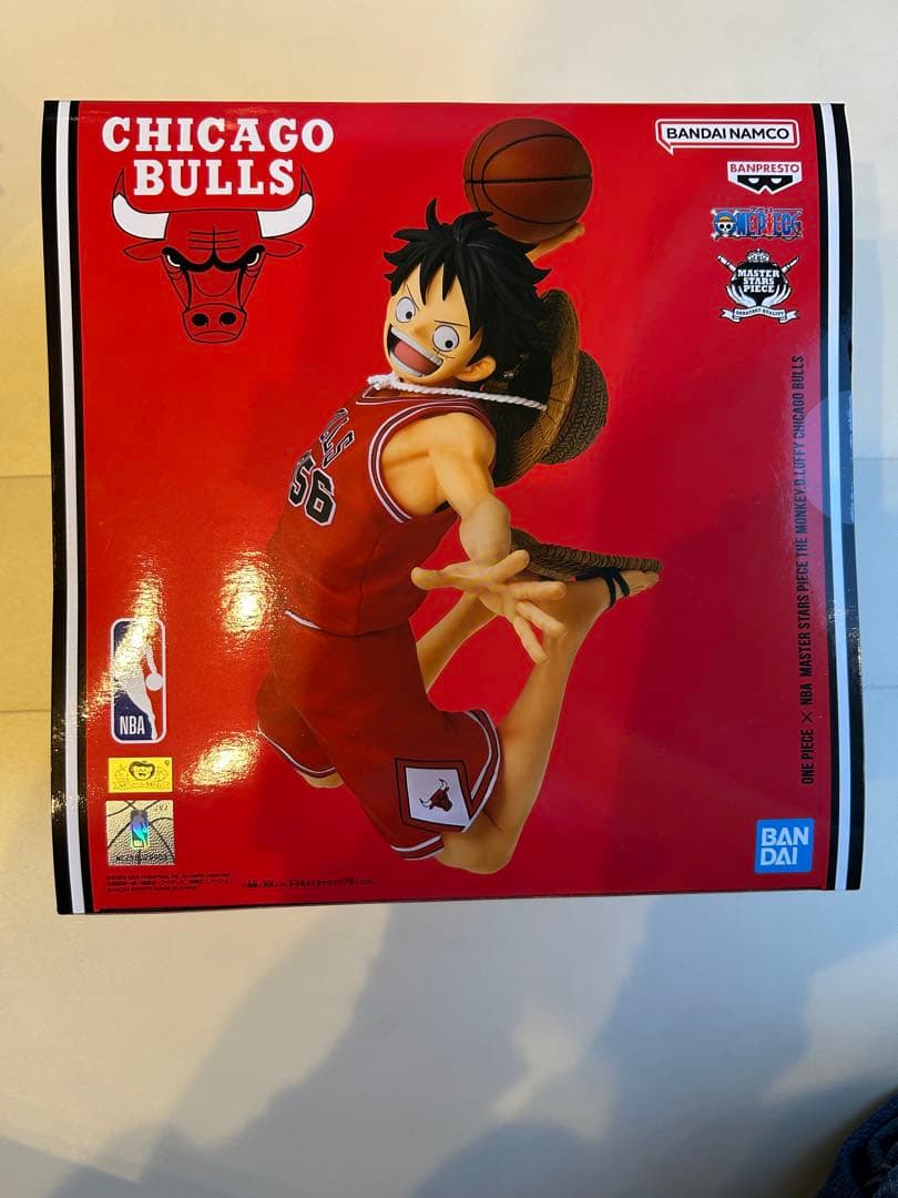 ONE PIECE ×NBA ルフィ　BASE CHICAGO BULLS