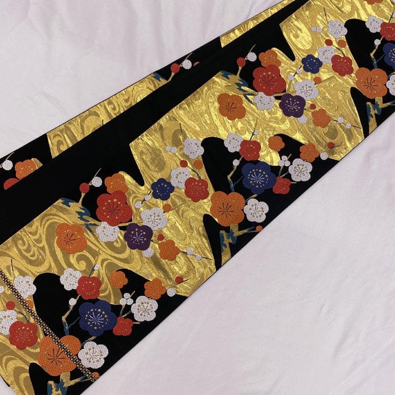 miki◎ 503ag60◎西陣織 七五三 7歳 全通袋帯 ハーフ