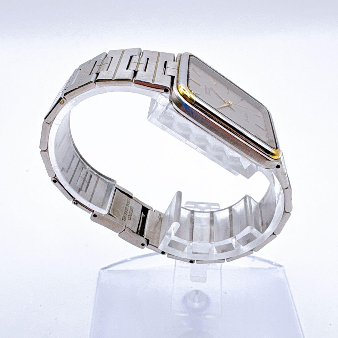稼働品 SEIKO Dolce クォーツ 腕時計 ドレス シルバー ゴールド