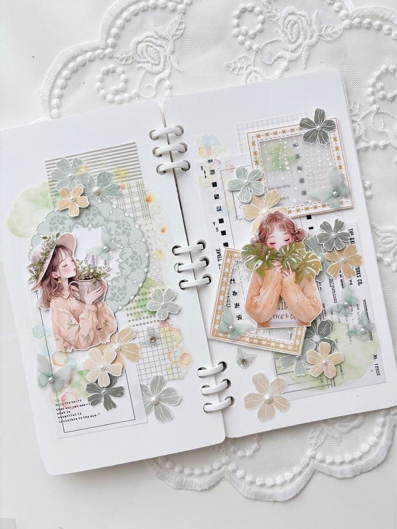 コラージュ素材　紙もの　素材紙　【1750】