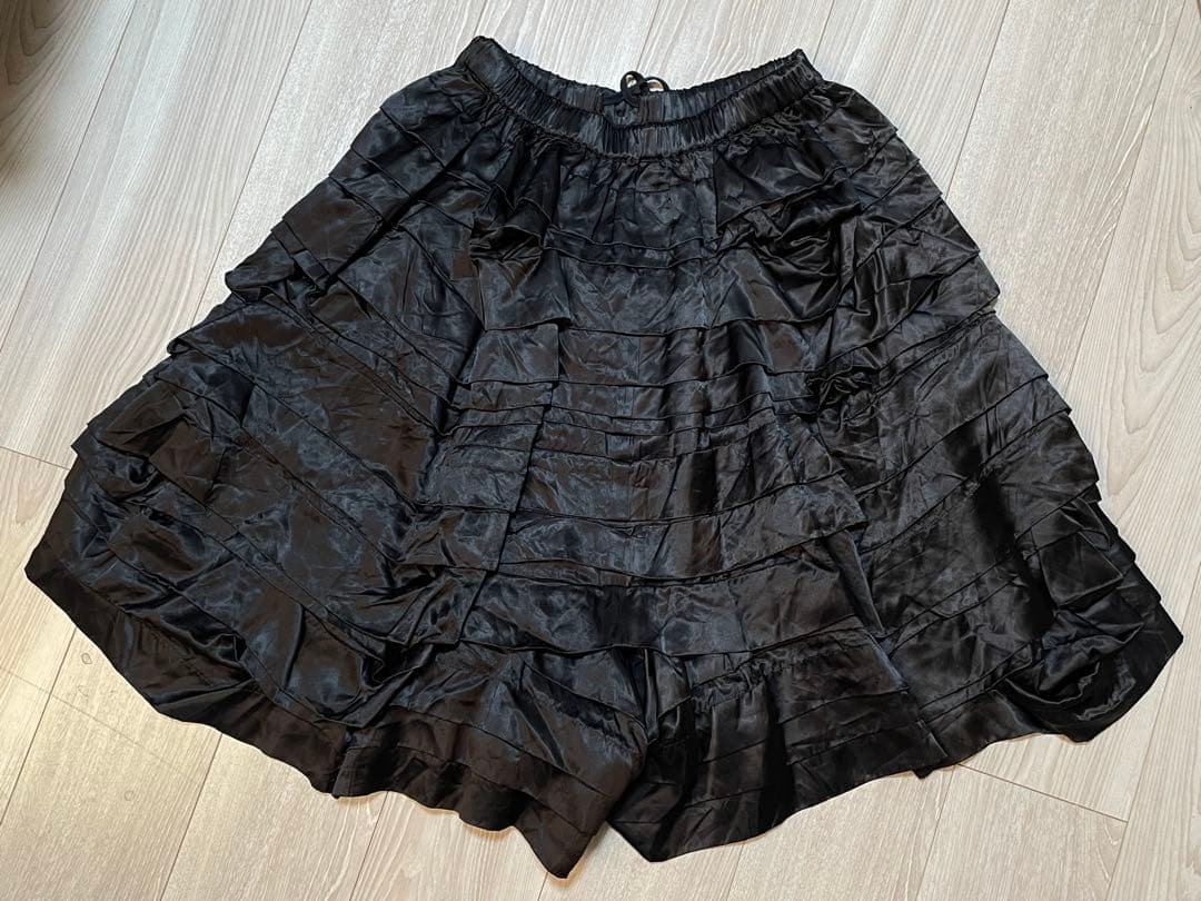 コムコム ギャルソン ティアード サルエルパンツ S 美品