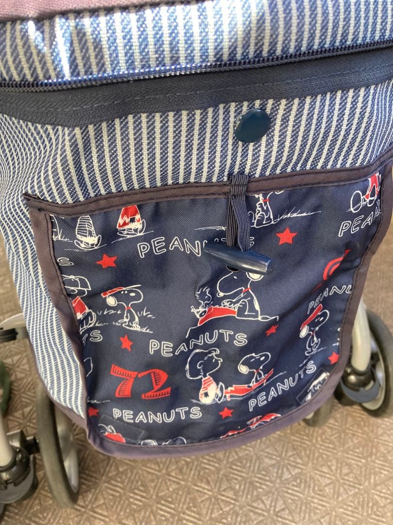 ペットパラダイス⭐︎スヌーピー柄 ペットカート ネイビー
