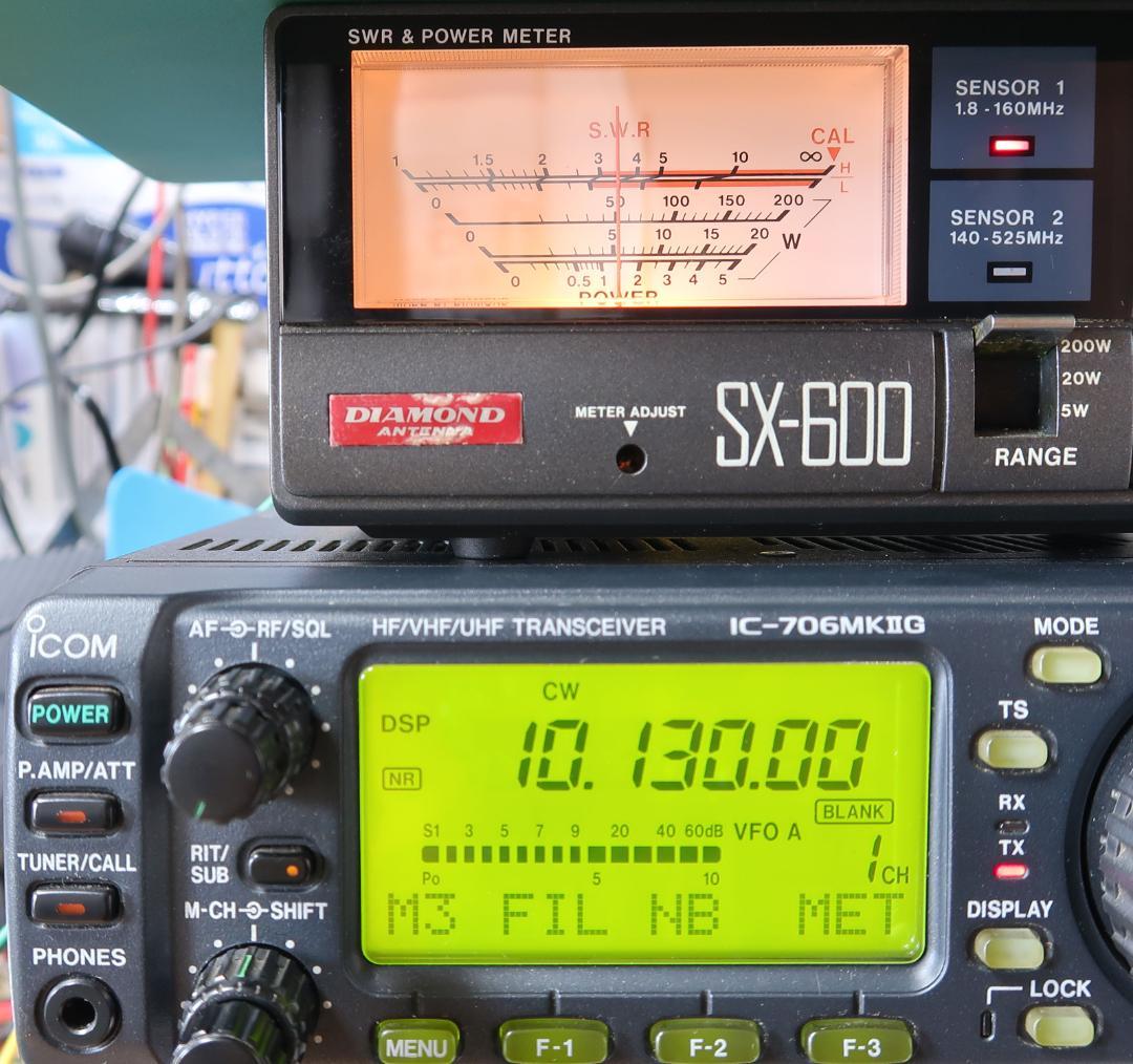 ICOM IC-706MK2GM 50W機 オプションフィルタ装着品