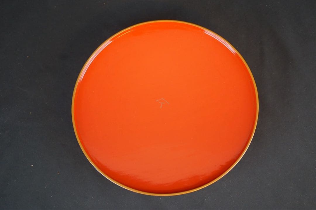 富士山 松蒔絵 大平鉢 木製漆器 箱付