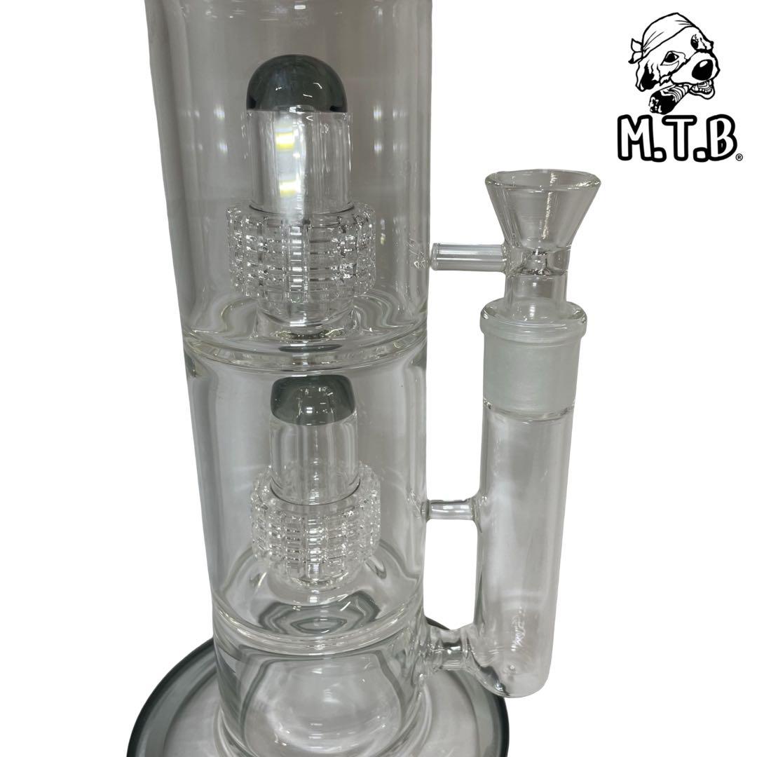 ☆送料無料☆ プレミアム 3層 マトリックス ガラスボング 高さ約41cm