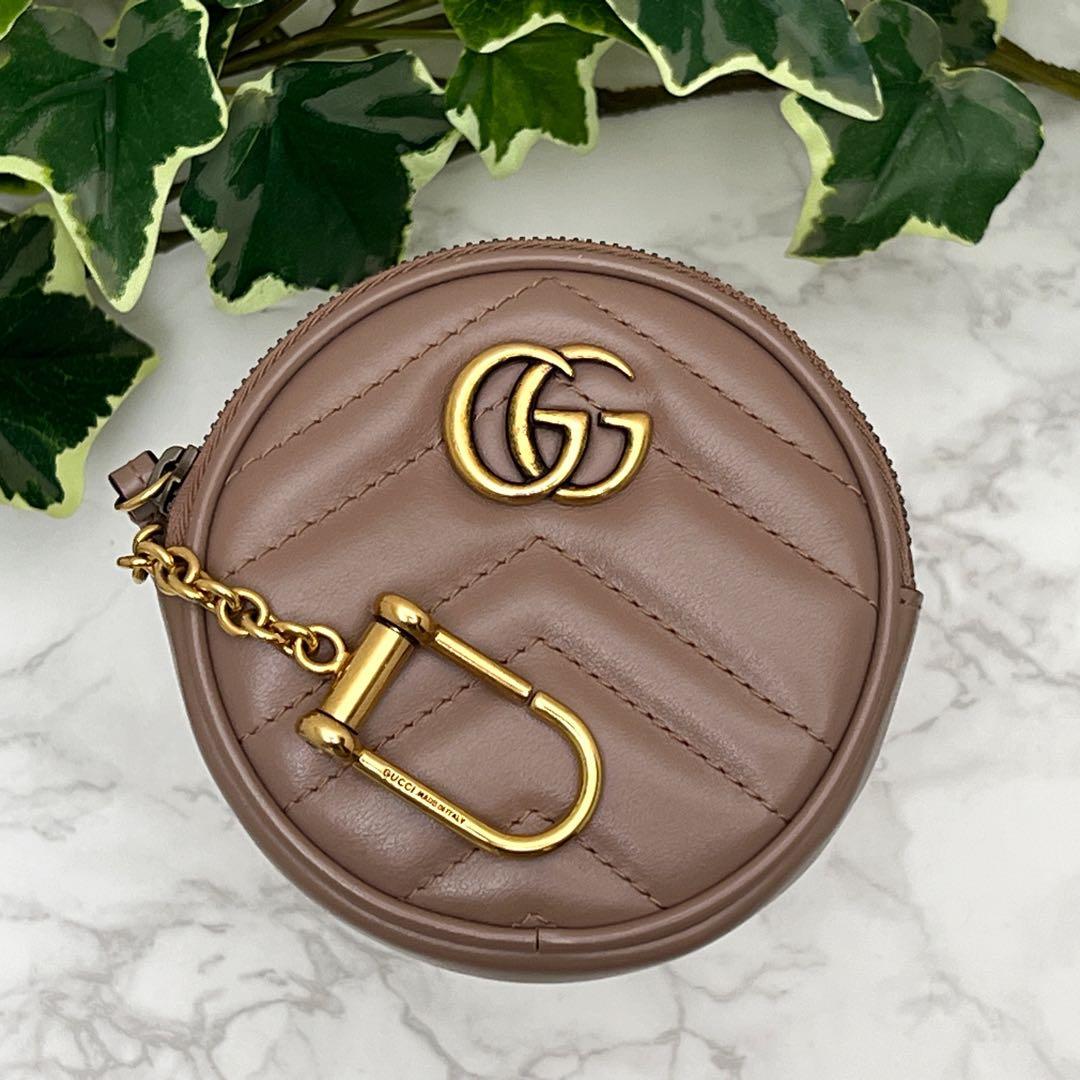 グッチ GGマーモント パース ケース ベージュ GUCCI