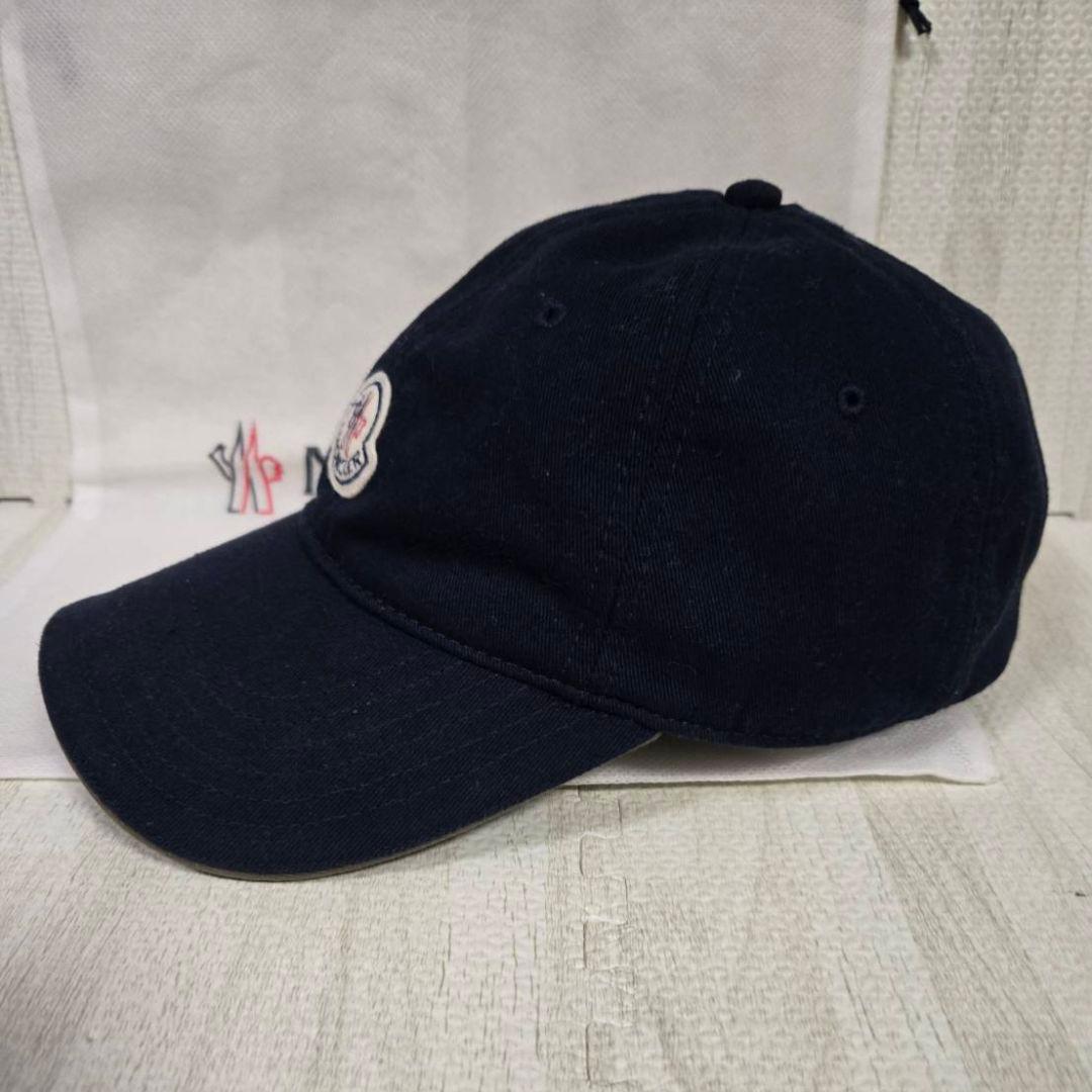 MONCLER ネイビー ベースボールキャップ　袋付き