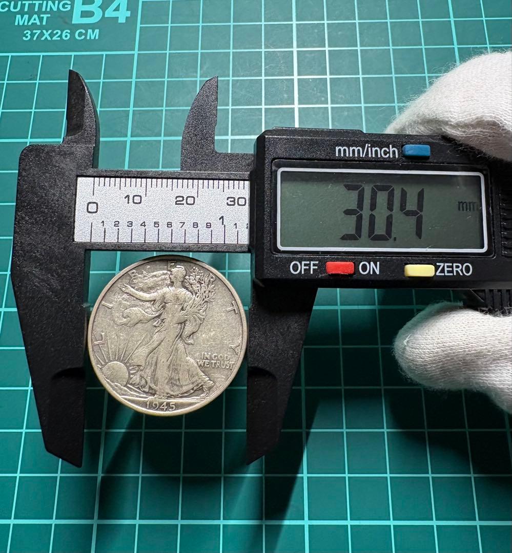 1944年 、1945年【ミントマークS】ウォーキング・リバティ 50セント