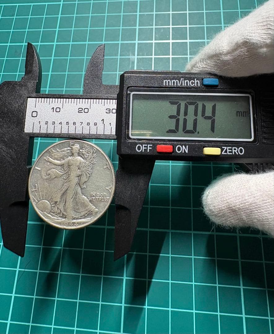 1944年 、1945年【ミントマークS】ウォーキング・リバティ 50セント