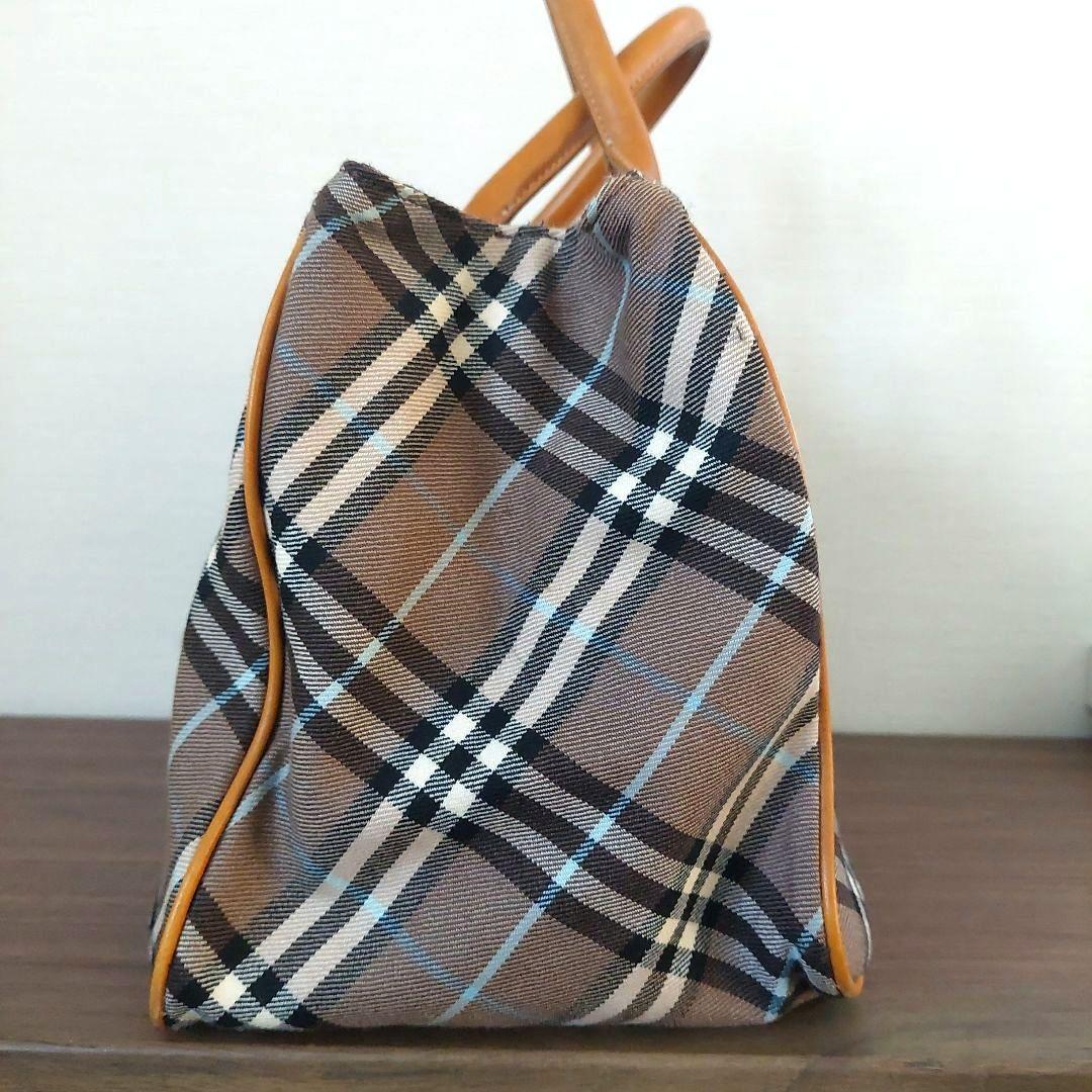 BURBERRY BLUE LABEL ハンドバッグ ノバチェックキャンバス