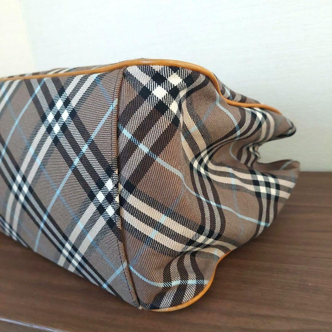 BURBERRY BLUE LABEL ハンドバッグ ノバチェックキャンバス