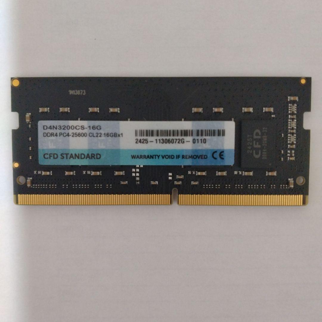 メモリー CFD DDR4 PC4-25600 CL22 16GB