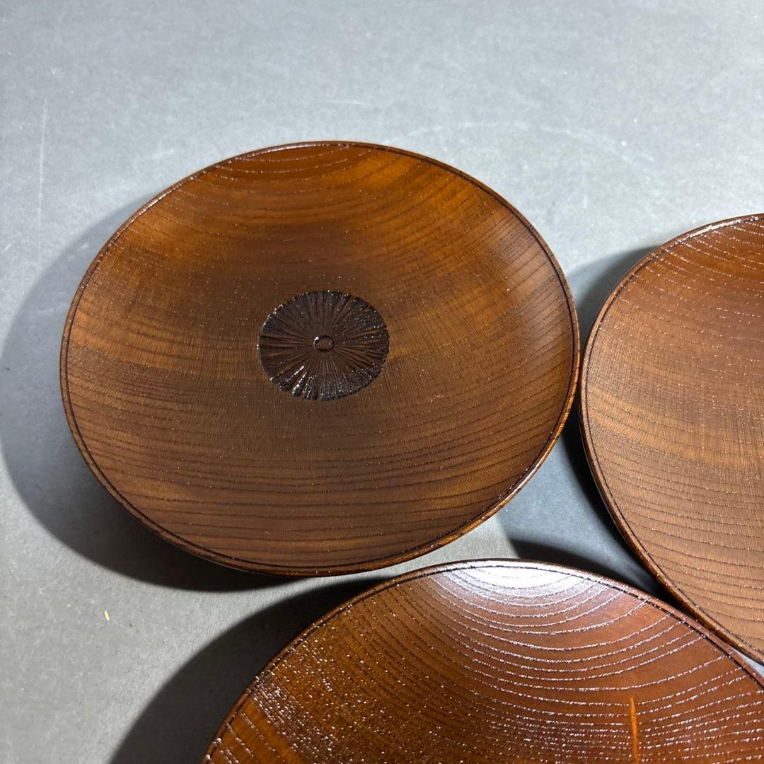 人間国宝　川北良造　銘々皿　５客　共箱