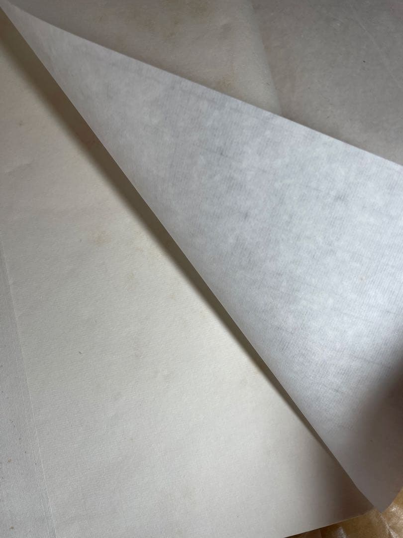 【墨研】つねっさん 中国宣紙◆紅星牌・新星牌 特殊古紙◆未使用◆文房四宝