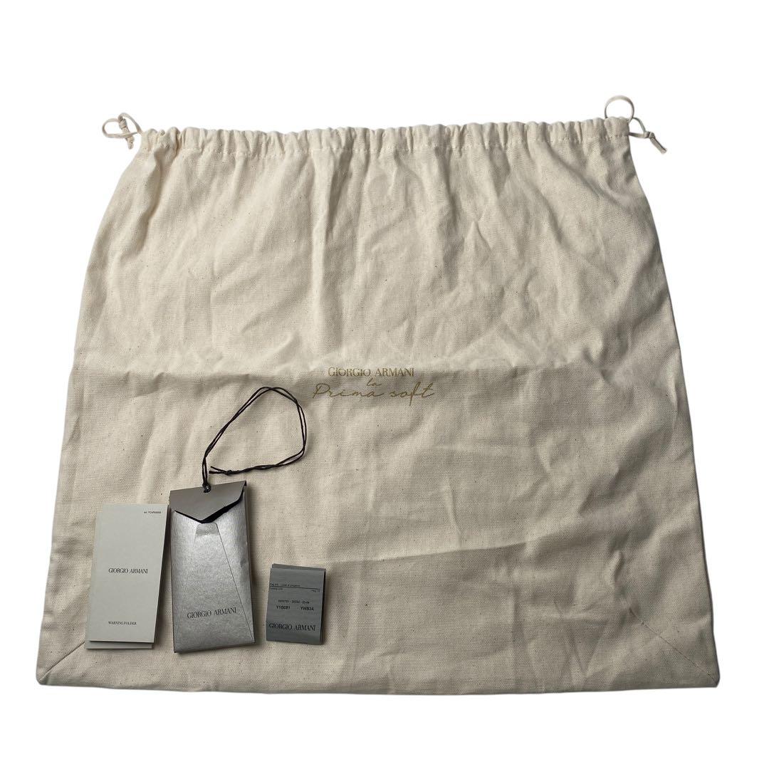 定価30万 未使用 ジョルジオアルマーニ プリマ ソフト バケットバッグ