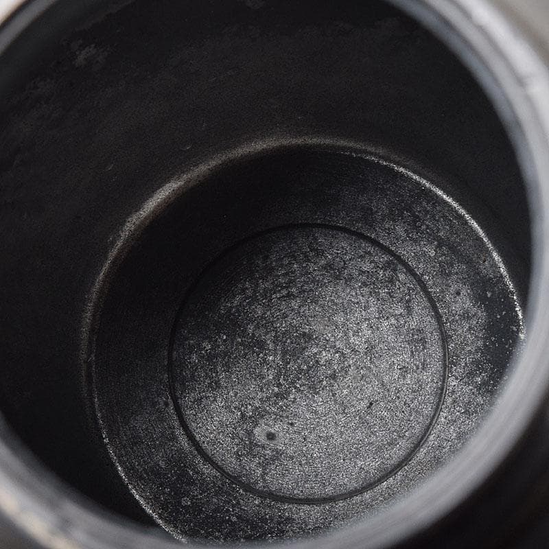 煎茶道具　錫製　茶壷　茶心壷　約718g　F　R8746