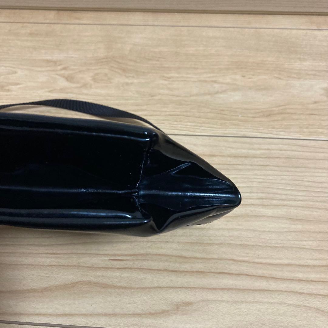 美品◉エルベシャプリエ◉LEEマルシェ雅姫さん別注◉エナメルショルダー◉黒