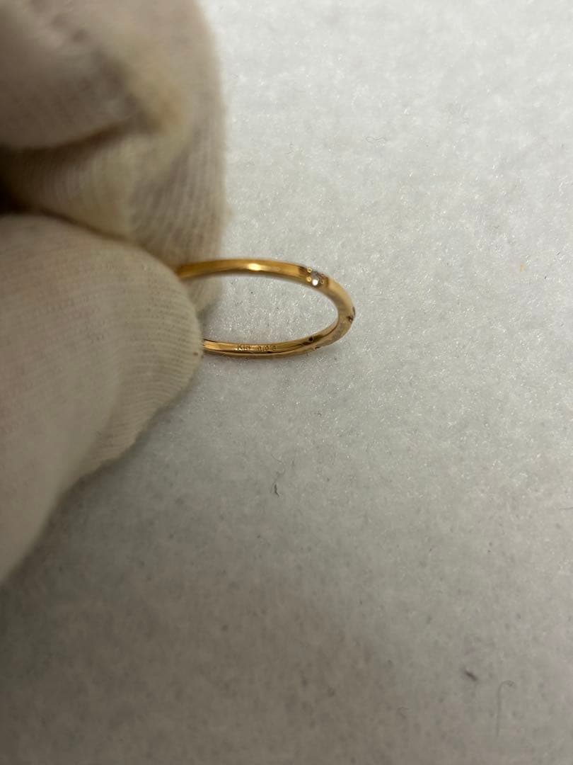 Gio Gio K18 ダイヤモンド　ゴールドリング