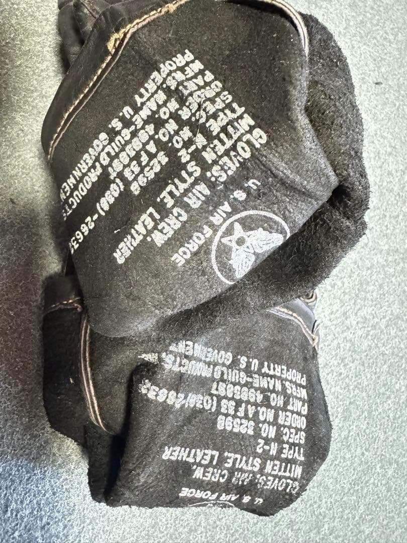 米軍 実物 レザーミトン N-2