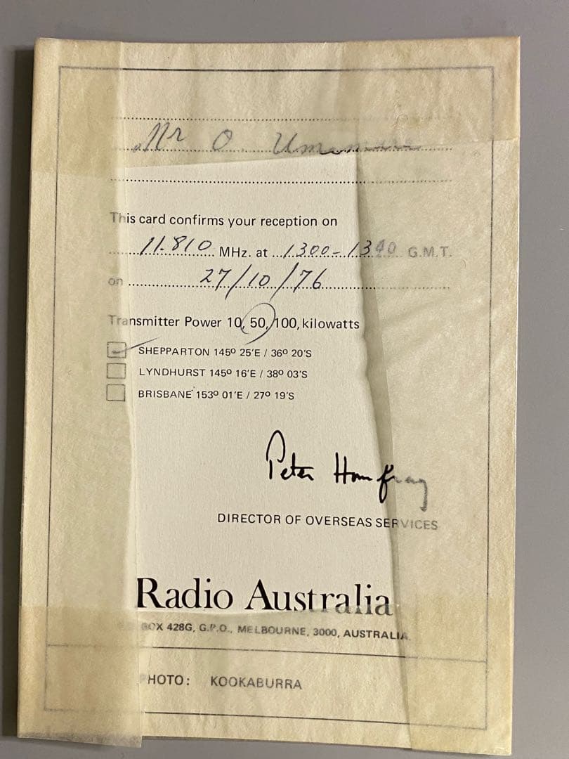 ベリカード　コレクション