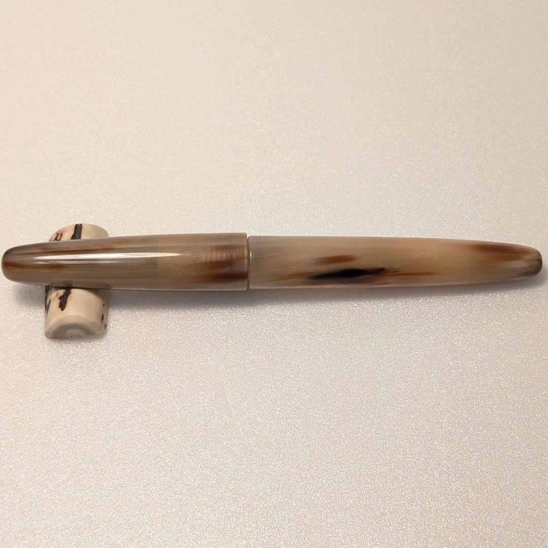 ワンチャー WANCHER ドリームペン 水牛 角 万年筆 日陰