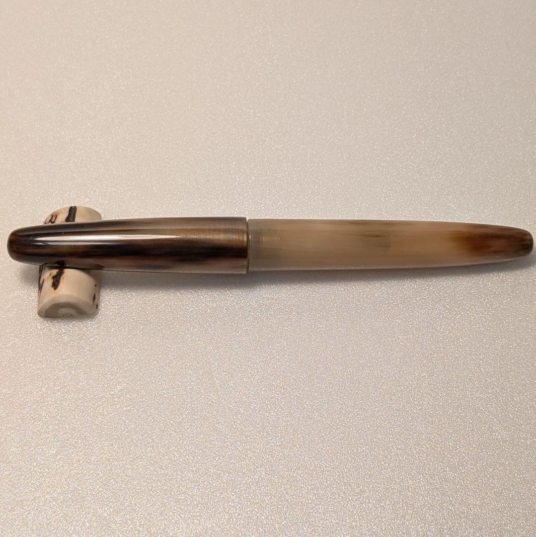 ワンチャー WANCHER ドリームペン 水牛 角 万年筆 日陰