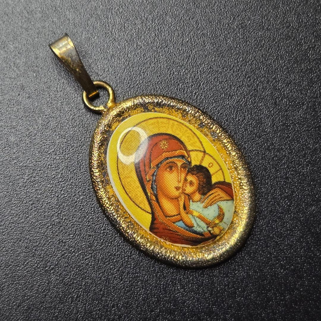【希少1点物/最強品質】聖母子像＊伊メダイ＊　ペンダントトップ