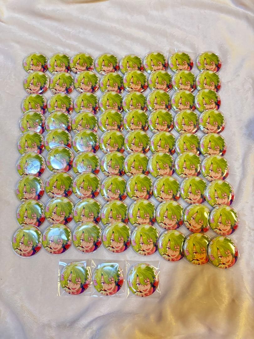 巴日和 シャッフル 缶バッジ 75点