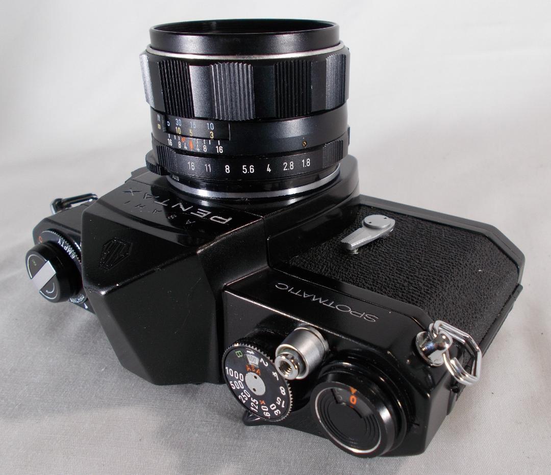 フィルムカメラ 整備済 完動品　Pentax SP + f/1.8　P199