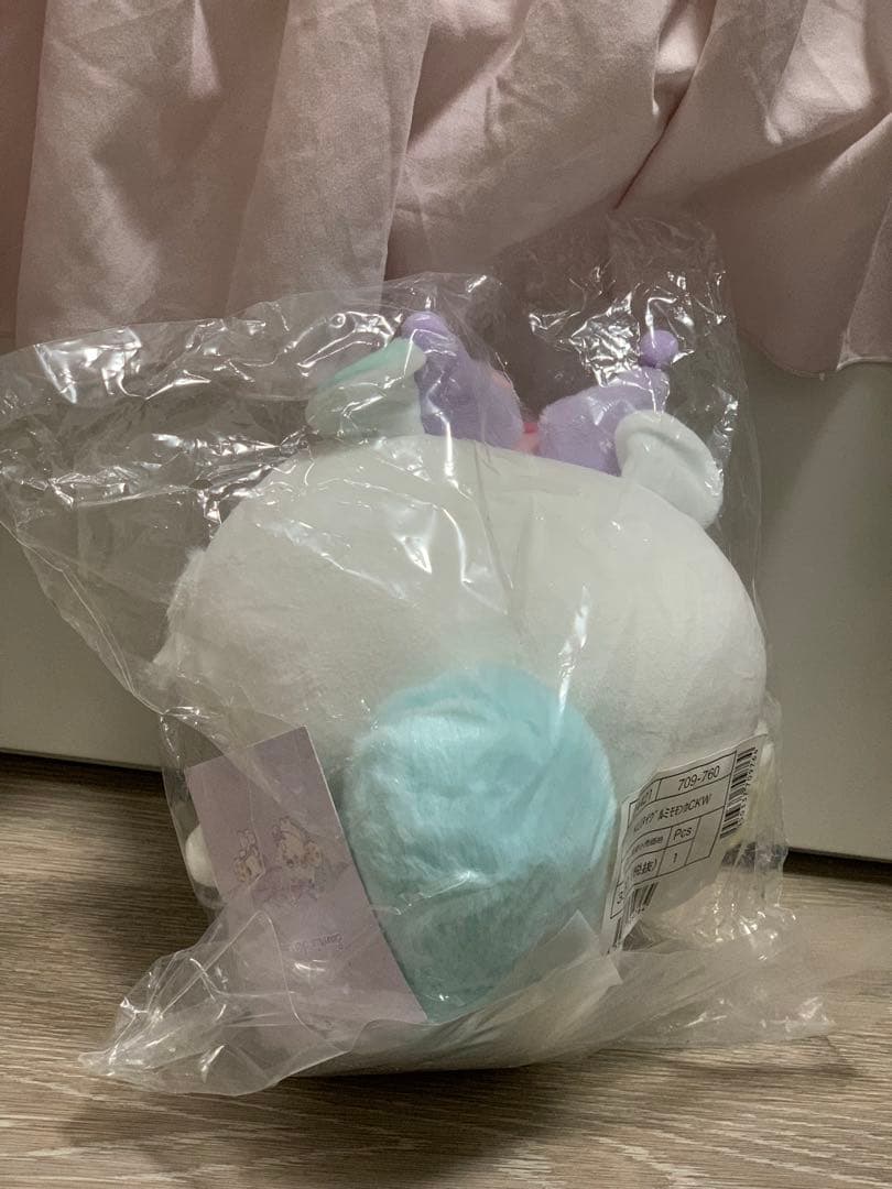 【正規品】ちいかわ サンリオコラボぬいぐるみ★モモンガ×クロミ