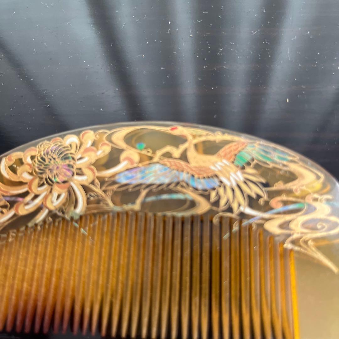 骨董　べっ甲調櫛