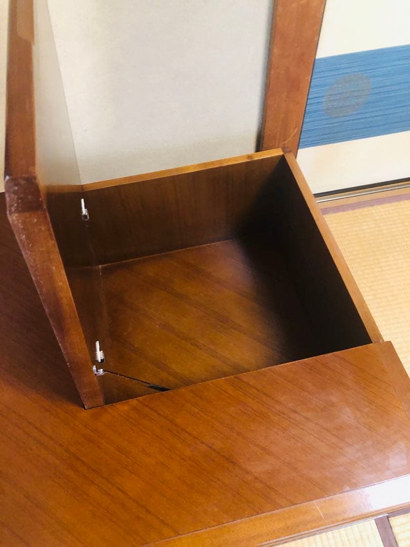 高級家具　モリシゲ　コーナーテーブル　サイドテーブル