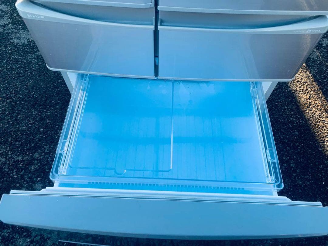 ♻️送料設置無料 SHARP ノンフロン冷凍冷蔵庫　SJ-XF44X-S